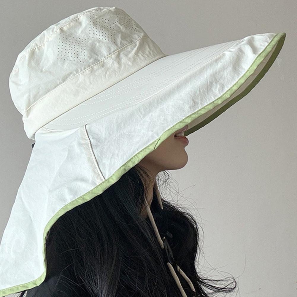Hat Floppy Wide - Cappello da sole traspirante con coulisse,