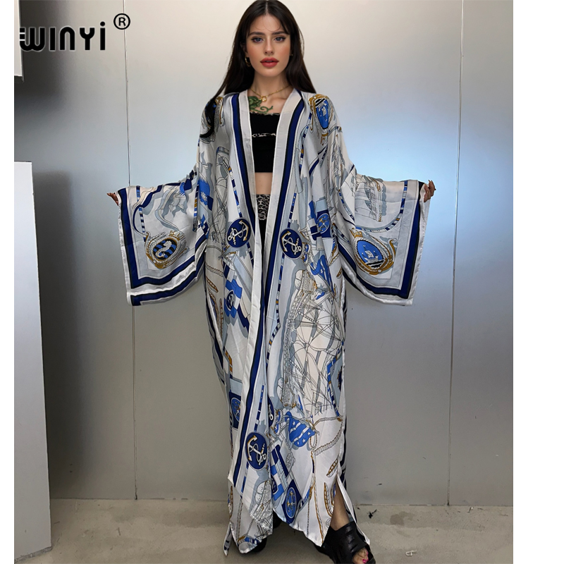 WINYI kimono estivo caftano be - Cover Up Kaftan recensione e prezzo