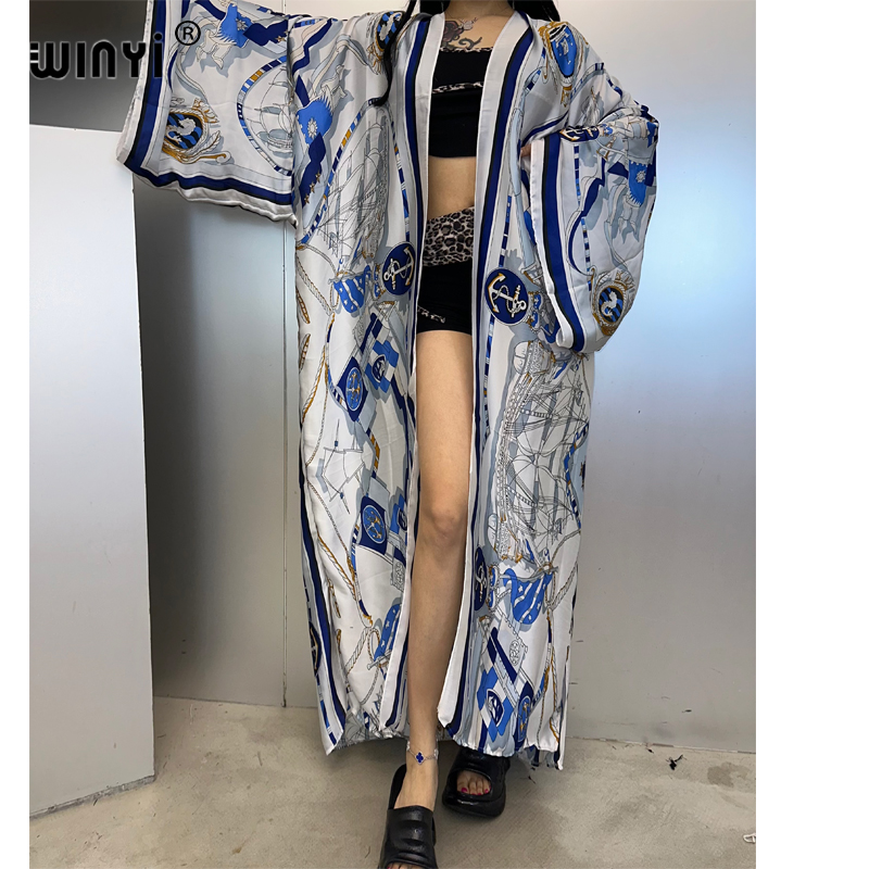 WINYI kimono estivo caftano be - Cover Up Kaftan recensione e prezzo