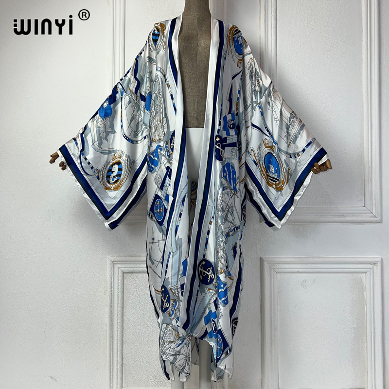 WINYI kimono estivo caftano be - Cover Up Kaftan recensione e prezzo